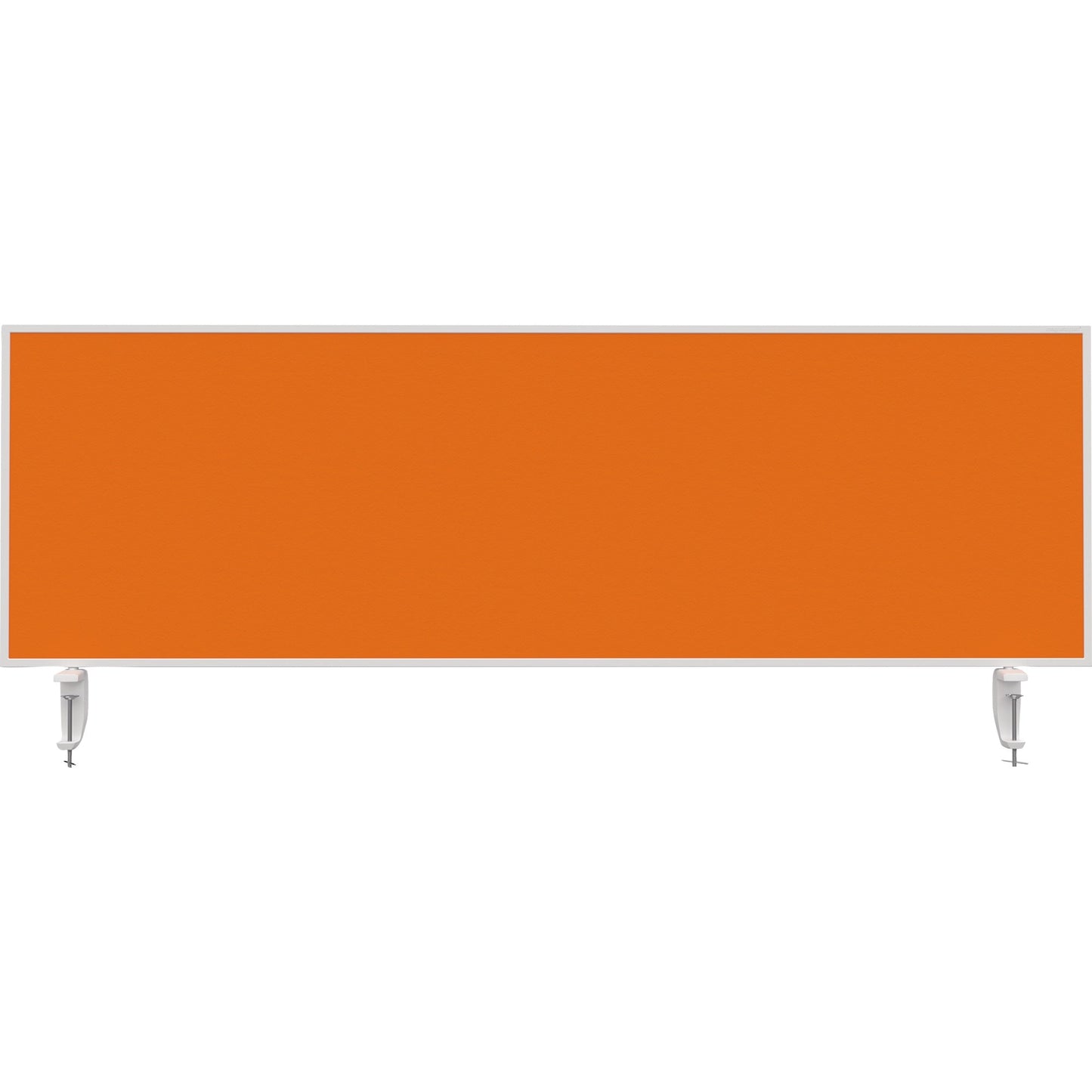 magnetoplan® Tischtrennwand VarioPin 160 x 50 cm (B x H) 2cm schwer entflammbar orange