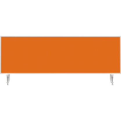 magnetoplan® Tischtrennwand VarioPin 160 x 50 cm (B x H) 2cm schwer entflammbar orange