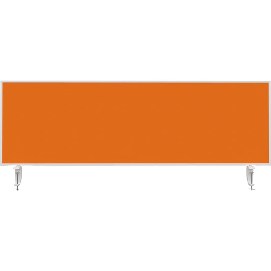 magnetoplan® Tischtrennwand VarioPin 160 x 50 cm (B x H) 2cm schwer entflammbar orange