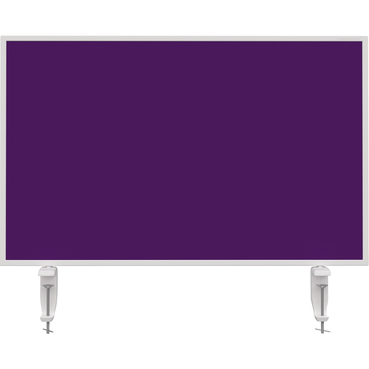 magnetoplan® Tischtrennwand VarioPin 80 x 50 cm (B x H) 2cm schwer entflammbar violett