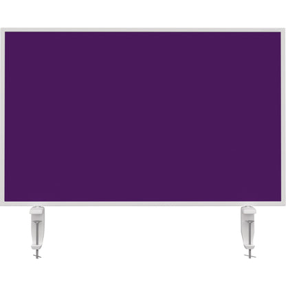 magnetoplan® Tischtrennwand VarioPin 80 x 50 cm (B x H) 2cm schwer entflammbar violett