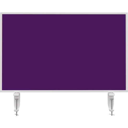magnetoplan® Tischtrennwand VarioPin 80 x 50 cm (B x H) 2cm schwer entflammbar violett