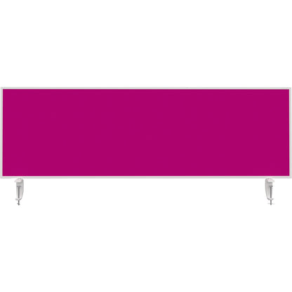 magnetoplan® Tischtrennwand VarioPin 160 x 50 cm (B x H) 2cm schwer entflammbar pink