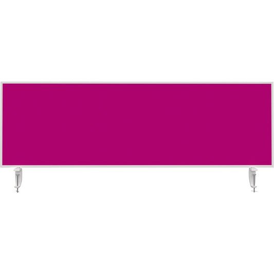magnetoplan® Tischtrennwand VarioPin 160 x 50 cm (B x H) 2cm schwer entflammbar pink
