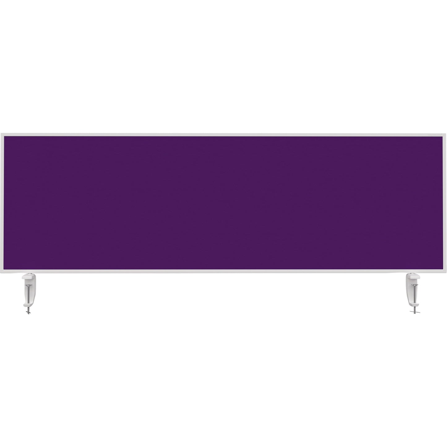 magnetoplan® Tischtrennwand VarioPin 160 x 50 cm (B x H) 2cm schwer entflammbar violett
