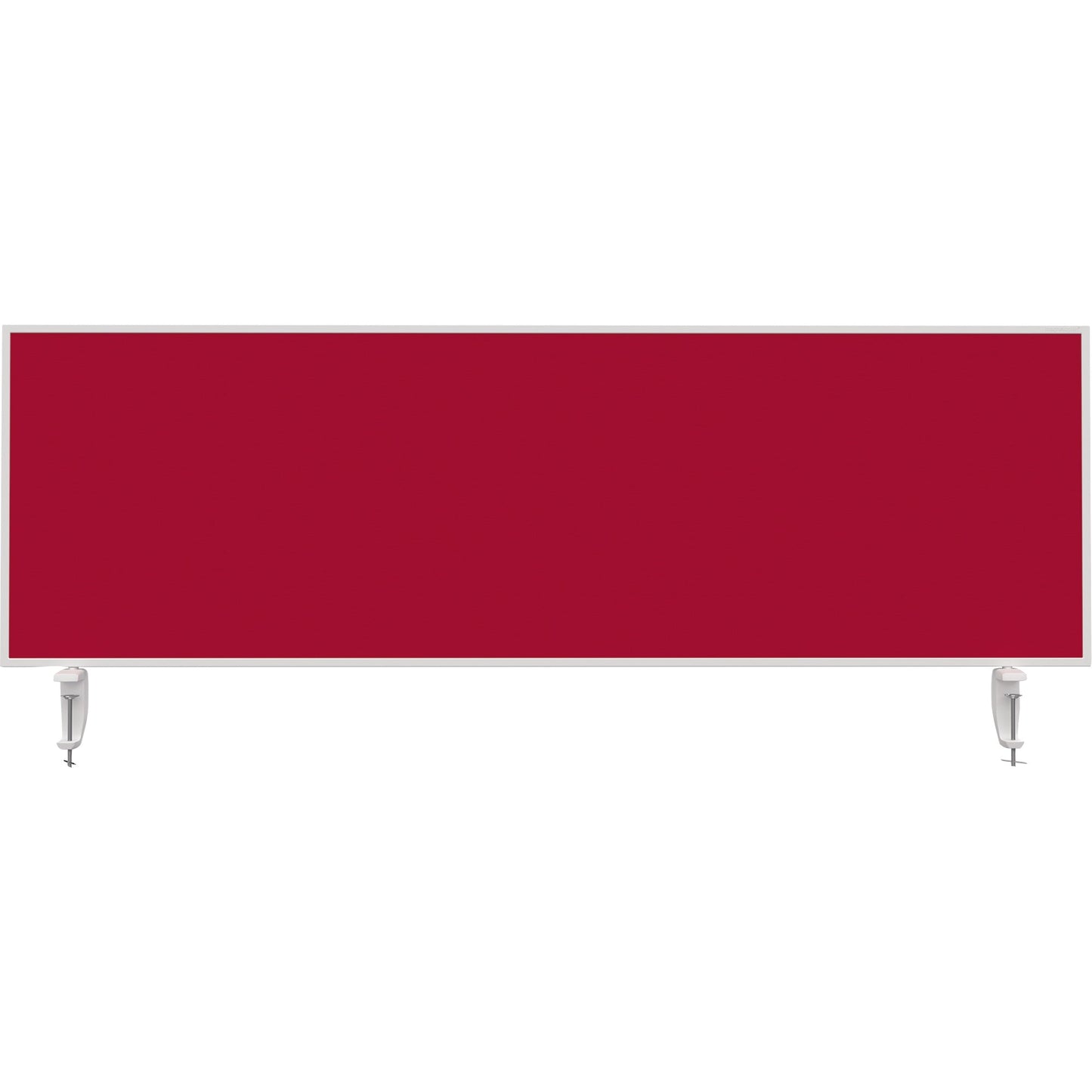 magnetoplan® Tischtrennwand VarioPin 160 x 50 cm (B x H) 2cm schwer entflammbar rot
