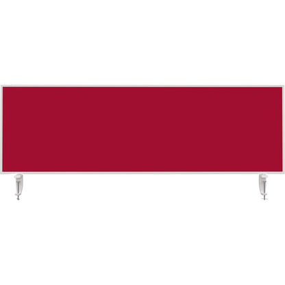 magnetoplan® Tischtrennwand VarioPin 160 x 50 cm (B x H) 2cm schwer entflammbar rot
