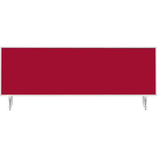 magnetoplan® Tischtrennwand VarioPin 160 x 50 cm (B x H) 2cm schwer entflammbar rot