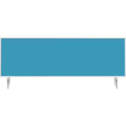 magnetoplan® Tischtrennwand VarioPin 160 x 50 cm (B x H) 2cm schwer entflammbar türkis