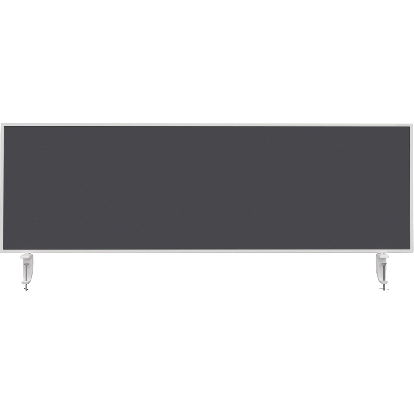 magnetoplan® Tischtrennwand VarioPin 160 x 50 cm (B x H) 2cm schwer entflammbar grau