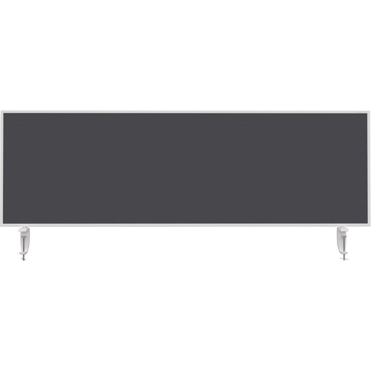 magnetoplan® Tischtrennwand VarioPin 160 x 50 cm (B x H) 2cm schwer entflammbar grau