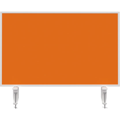 magnetoplan® Tischtrennwand VarioPin 80 x 50 cm (B x H) 2cm schwer entflammbar orange