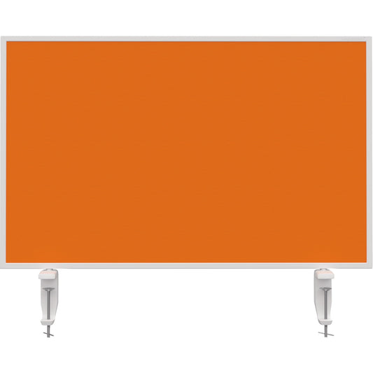 magnetoplan® Tischtrennwand VarioPin 80 x 50 cm (B x H) 2cm schwer entflammbar orange
