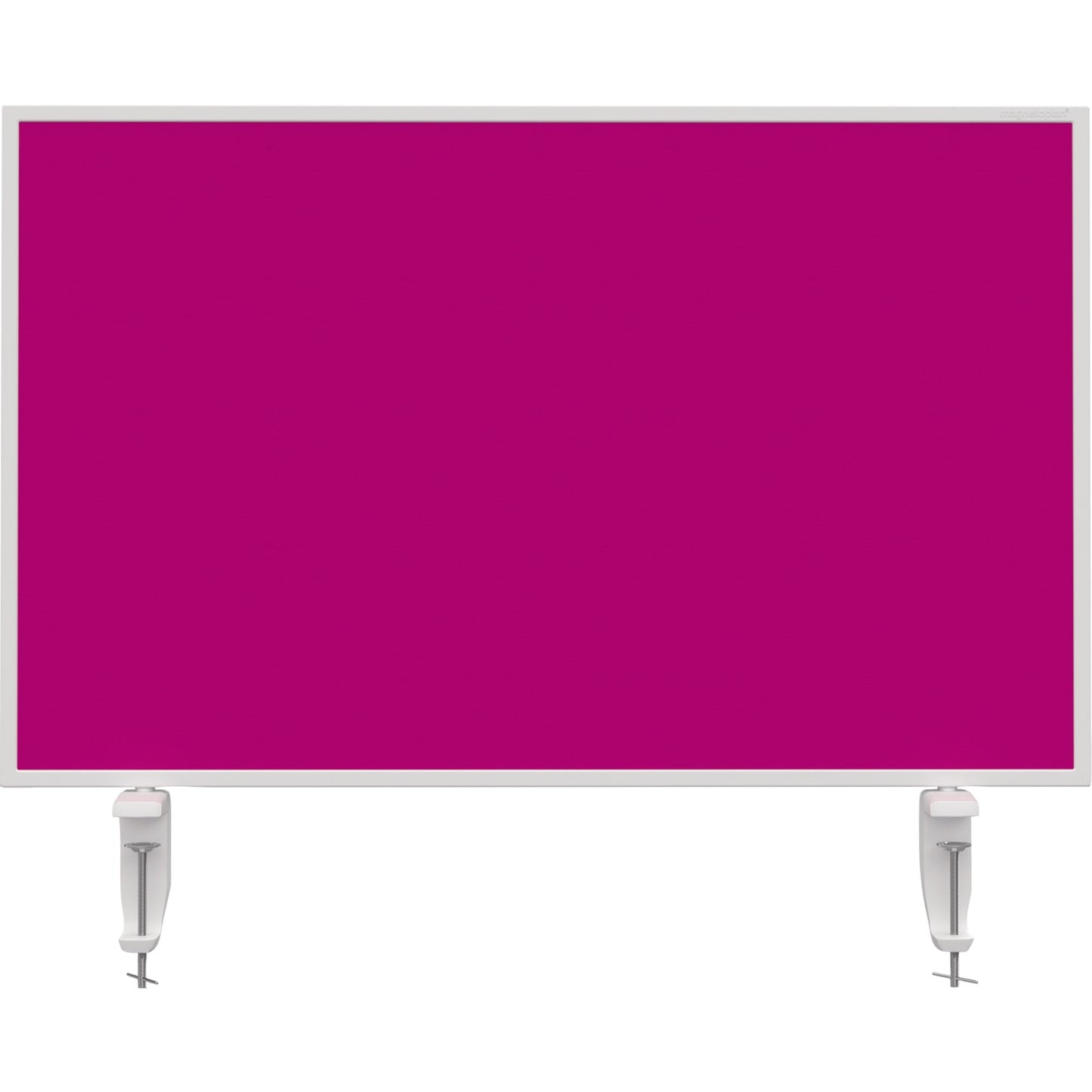 magnetoplan® Tischtrennwand VarioPin 80 x 50 cm (B x H) 2cm schwer entflammbar pink