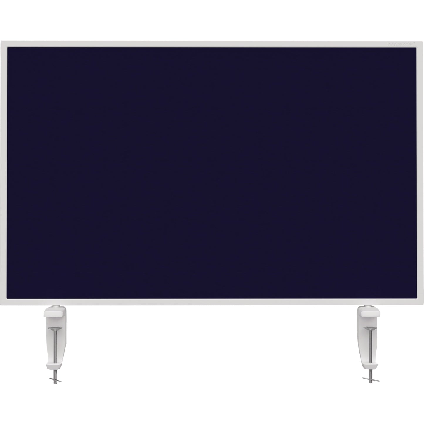 magnetoplan® Tischtrennwand VarioPin 80 x 50 cm (B x H) 2cm schwer entflammbar dunkelblau