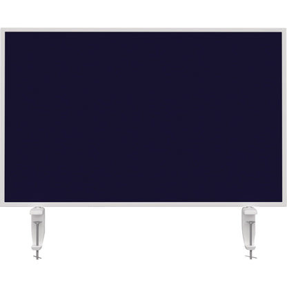 magnetoplan® Tischtrennwand VarioPin 80 x 50 cm (B x H) 2cm schwer entflammbar dunkelblau