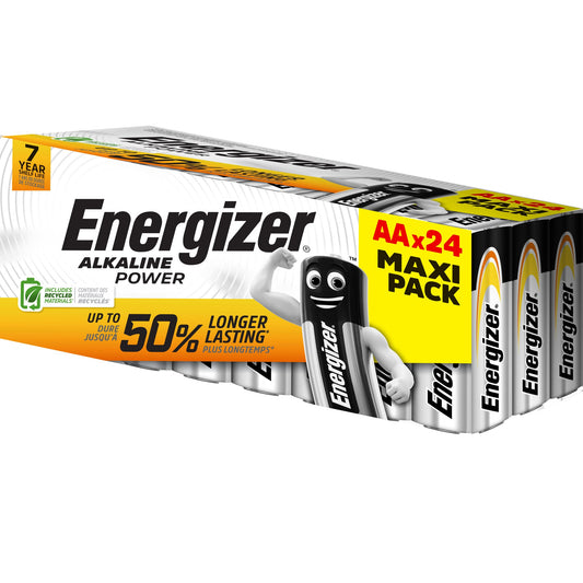 Energizer® Batterie Alkaline Power AA/Mignon LR6 Alkaline 1,5V 24 St./Pack.