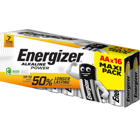 Energizer® Batterie Alkaline Power AA/Mignon LR6 Alkaline 1,5V 16 St./Pack.