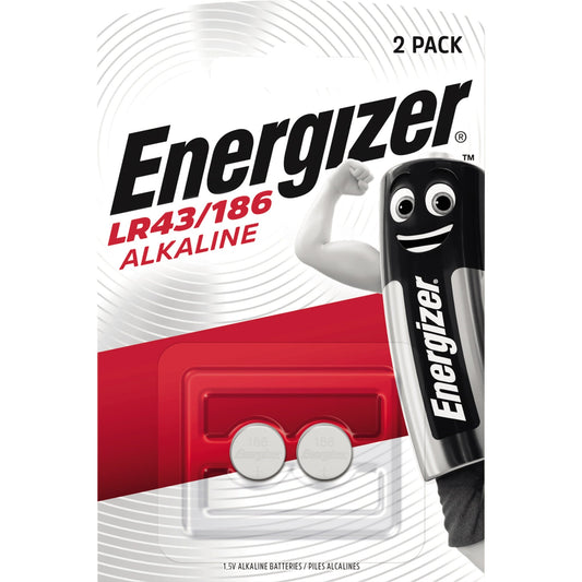 Energizer® Knopfzelle Alkaline 186/LR43 1,5V 2 St./Pack.