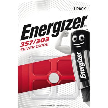 Energizer® Knopfzelle Silberoxid 357/303 1,55V 188 mAh