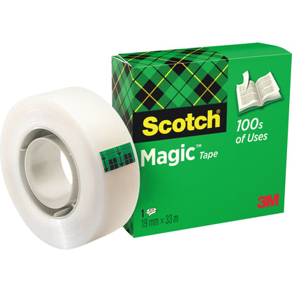 Scotch® Klebefilm MagicT 810 19 mm x 33 m (B x L) einseitig klebend mit Lösungsmittel Zelluloseacetat transparent