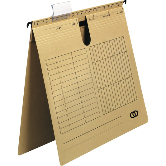 Soennecken Hängehefter oeco DIN A4 230g/m² Manilakarton, recycelt naturbraun 25 St./Pack.