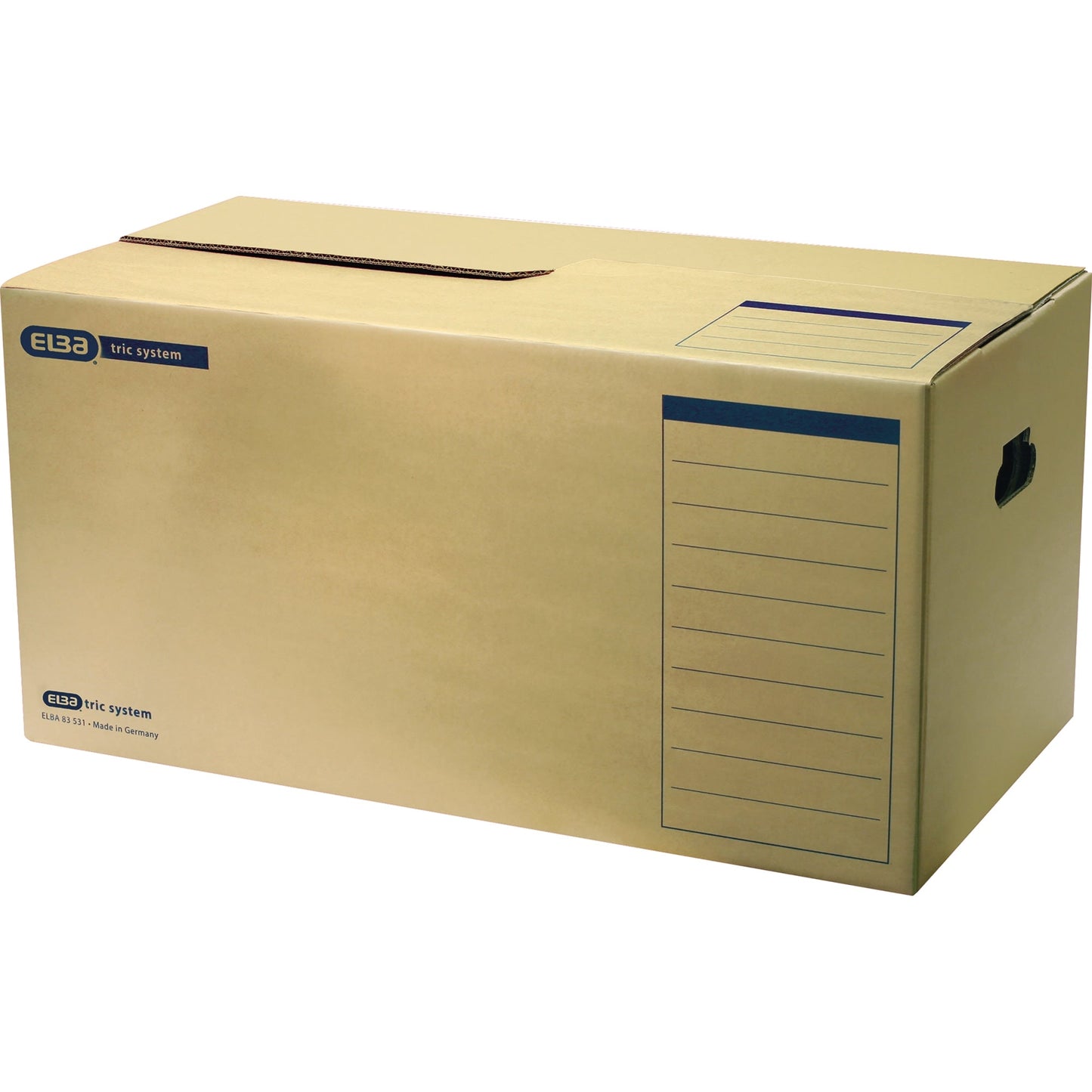 ELBA Umzugskarton tric system 33 x 67 x 35 cm (B x H x T) 30kg Wellpappe braun 10 St./Pack.