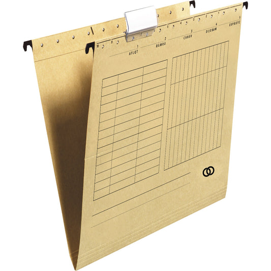 Soennecken Hängemappe oeco DIN A4 230g/m² Manilakarton, recycelt naturbraun 25 St./Pack.
