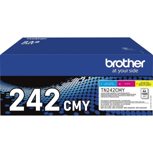 Brother Toner Originalzubehör TN-242CMY ca. 3 x 1.400 Seiten cyan, magenta, gelb 3 St./Pack.