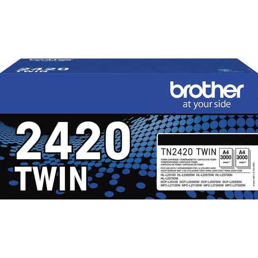 Brother Toner Originalzubehör TN-2420TWIN ca. 2 x 3.000 Seiten schwarz 2 St./Pack.