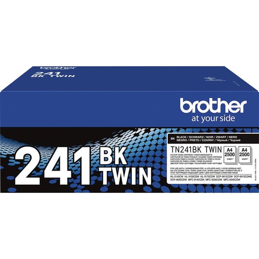Brother Toner Originalzubehör TN-241BKTWIN ca. 2 x 2.500 Seiten schwarz 2 St./Pack.