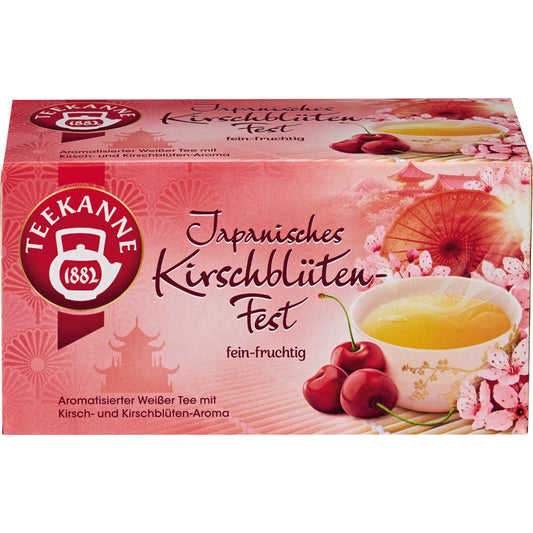 Teekanne Tee Länder Japanisches Kirschblüten-Fest 20 Btl./Pack.