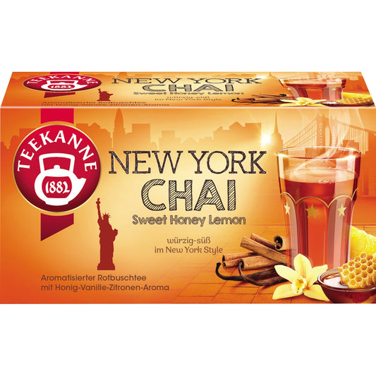 Teekanne Tee Länder New York Chai 20 Btl./Pack.