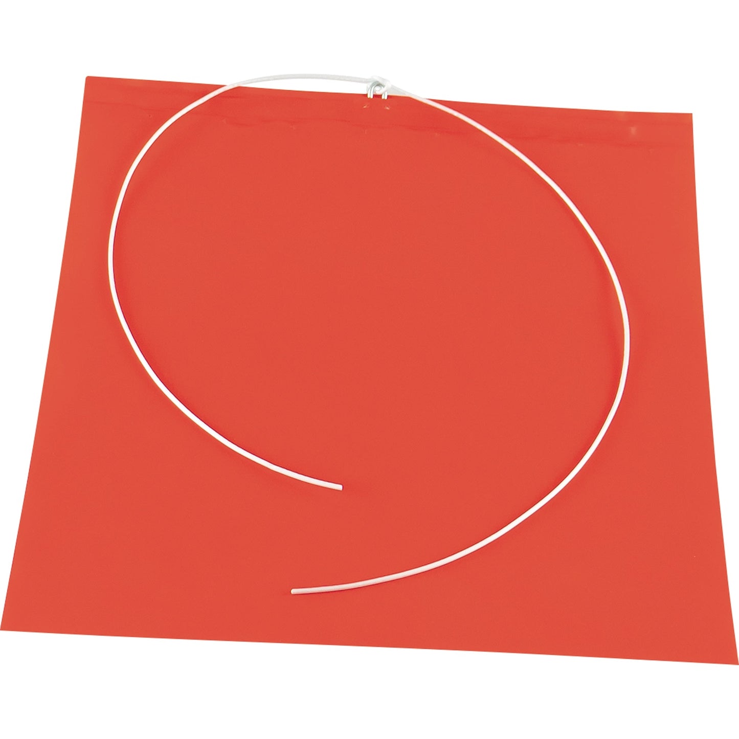 Warnflagge 30 x 30 cm (B x H) Kunststoff rot