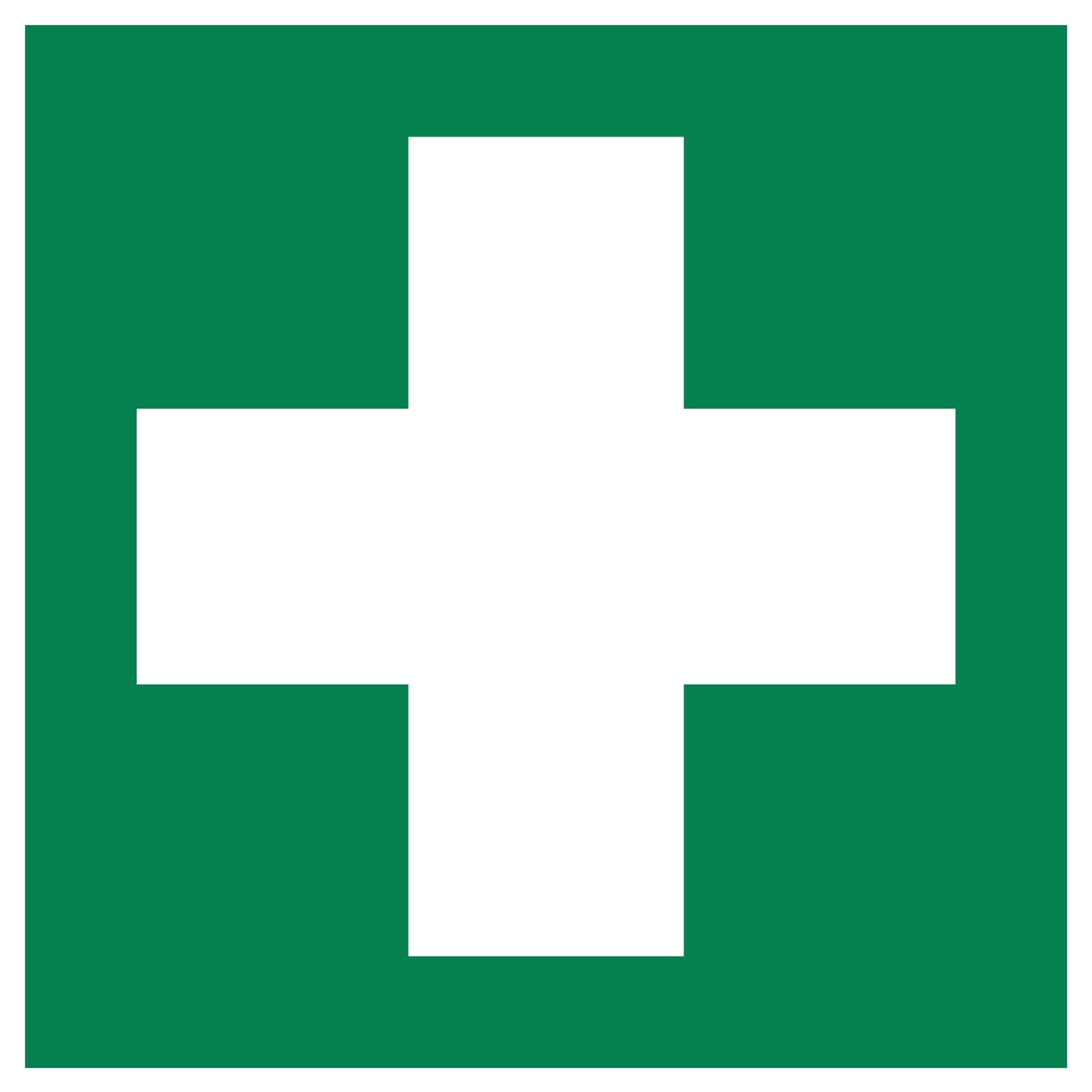 Hinweisschild 20 x 20 cm (B x H) E003 Erste Hilfe PVC-Folie