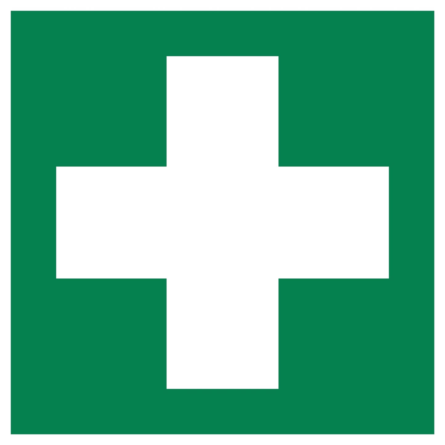 Hinweisschild 15 x 15 cm (B x H) E003 Erste Hilfe PVC-Folie