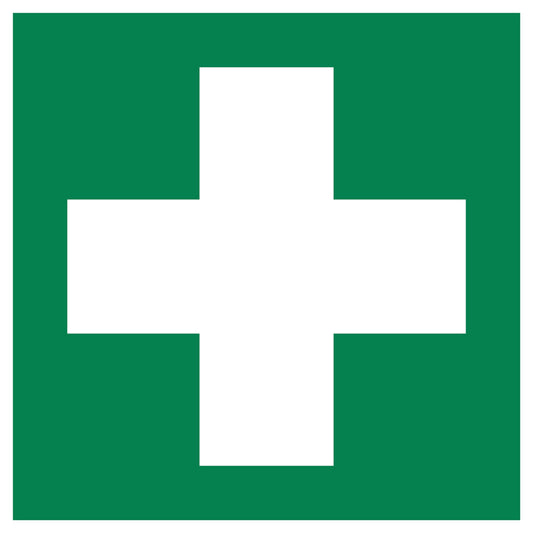 Hinweisschild 15 x 15 cm (B x H) E003 Erste Hilfe PVC-Folie
