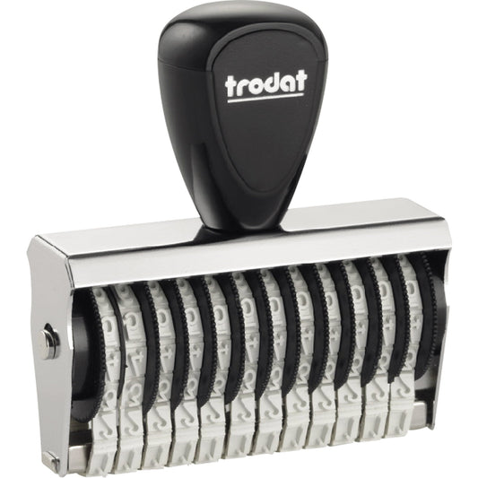 trodat® Ziffernbandstempel 15412 4mm Metall/Kunststoff silber