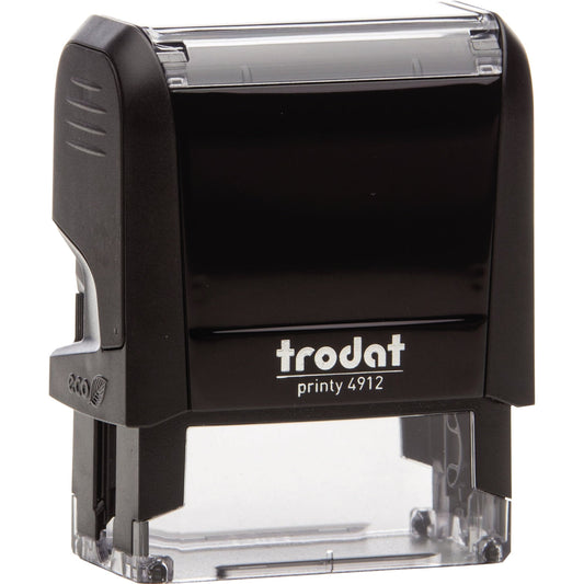 trodat® Textstempel Printy 4.0 4912 46 x 17 mm (B x H) individuelle Textplatte schwarz