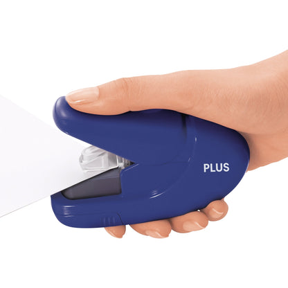 PLUS Japan Heftgerät lösbar 5 Bl. (80 g/m²) Stahl/Kunststoff blau