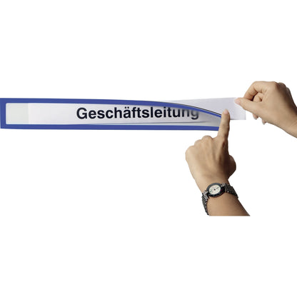 Ultradex Magnetrahmen Infotasche PET rot 5 St./Pack.