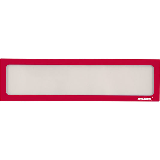 Ultradex Magnetrahmen Infotasche PET rot 5 St./Pack.