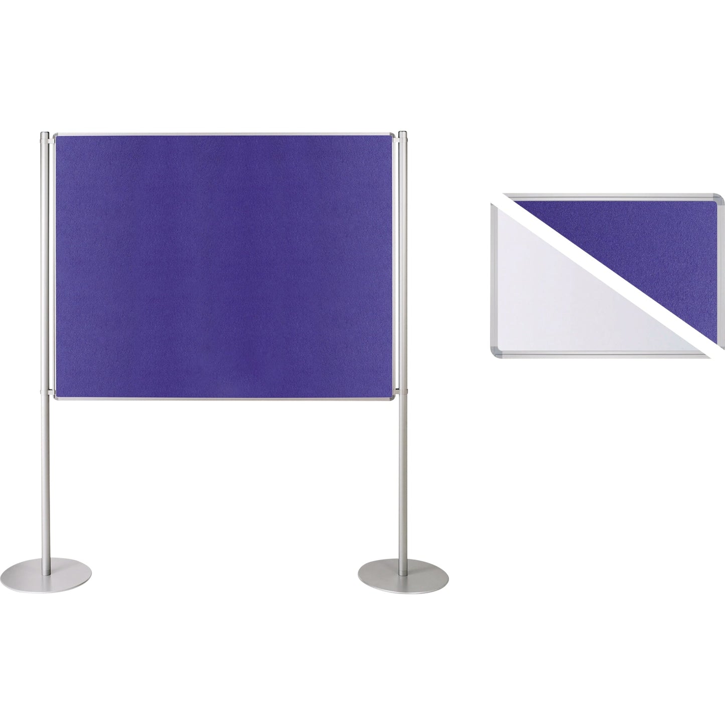 Ultradex Multifunktionstafel 150 x 120 cm (B x H) Polyester Material der Pinnfläche: Filz blau