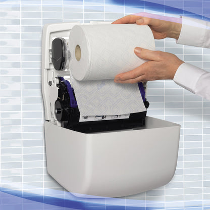 Aquarius Handtuchspender SlimrollT SCOTT® Papierhandtücher 6621, 6695, 6696, KLEENEX® Papierhandtücher 6781 29,7 x 32,4 x 19,2 cm (B x H x T) Kunststoff weiß
