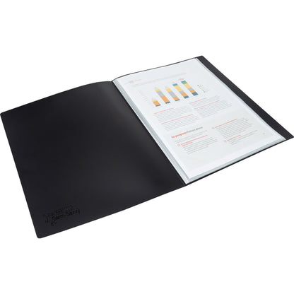 RAPESCO Sichtbuch Germ-SavvyT DIN A4 Polypropylen schwarz 10 Hüllen 4 St./Pack.