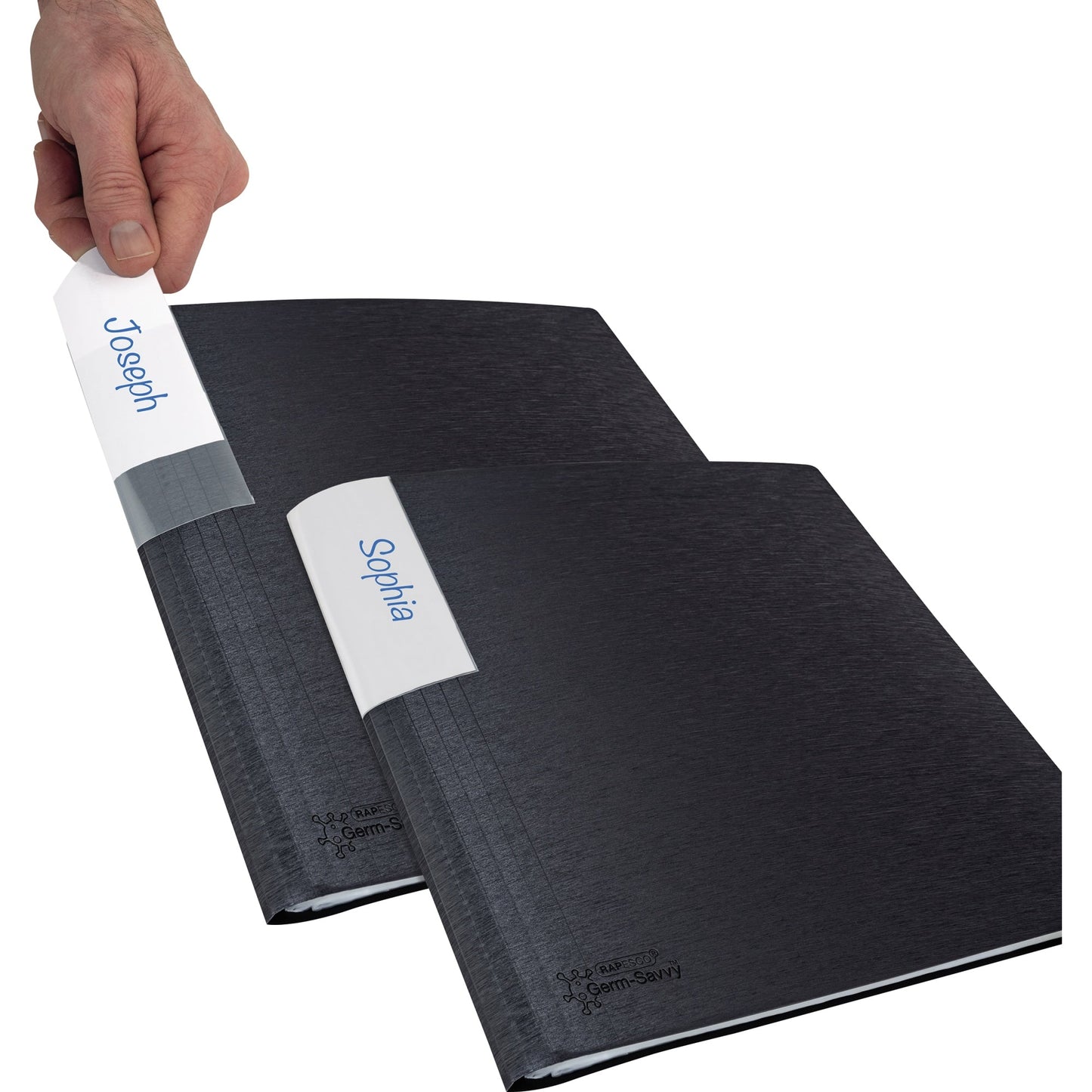 RAPESCO Sichtbuch Germ-SavvyT DIN A4 Polypropylen schwarz 40 Hüllen 2 St./Pack.
