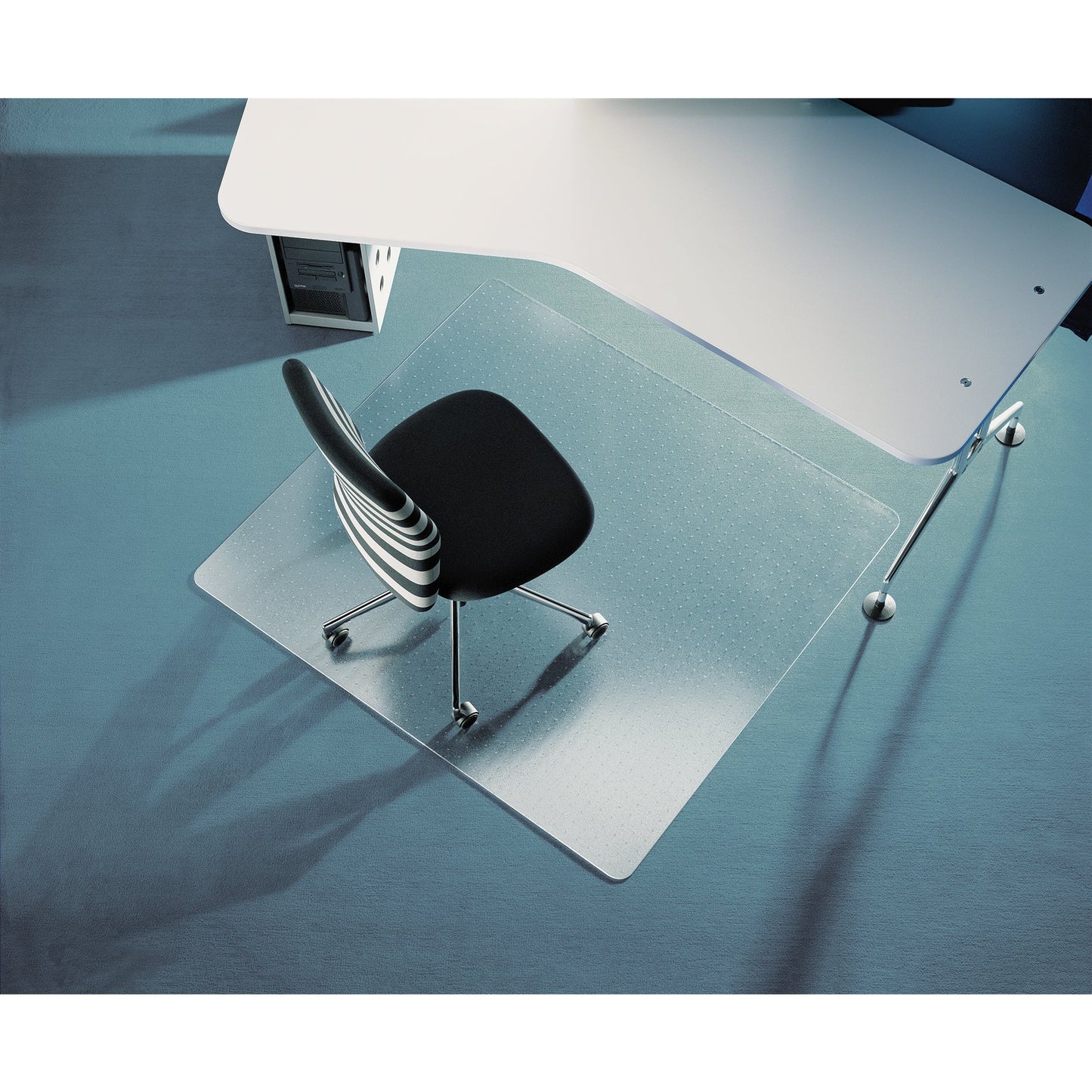 RS Bodenschutzmatte Ecogrip Heavy 120 x 110 cm (B x T) Polycarbonat transparent