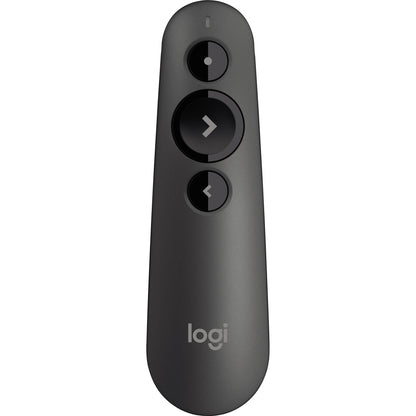 Logitech Wireless Presenter R500s 17,5 x 6,6 x 25 mm (B x H x T) Windows®, Mac, iOS, Android universell 20m inkl. USB-Dongle grafit
