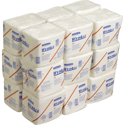 WYPALL* Wischtücher L40 31,8 x 30,5 cm (B x L) Zellstoff/Latex weiß 56 St./Pack.