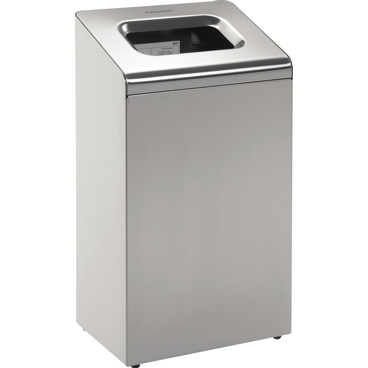 KIMBERLY-CLARK PROFESSIONAL Abfalleimer 60l Edelstahl edelstahl 1 Sortierfach